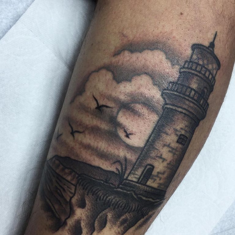 130 Best Lighthouse Tattoos - Keep Making Your Way[2019]