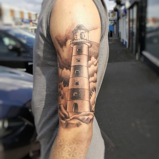 Lighthouse Tattoo 20