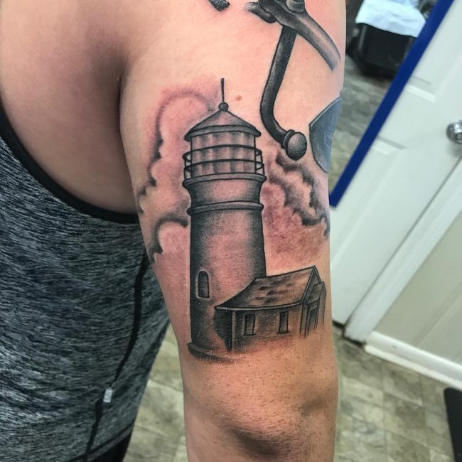 Lighthouse Tattoo 24