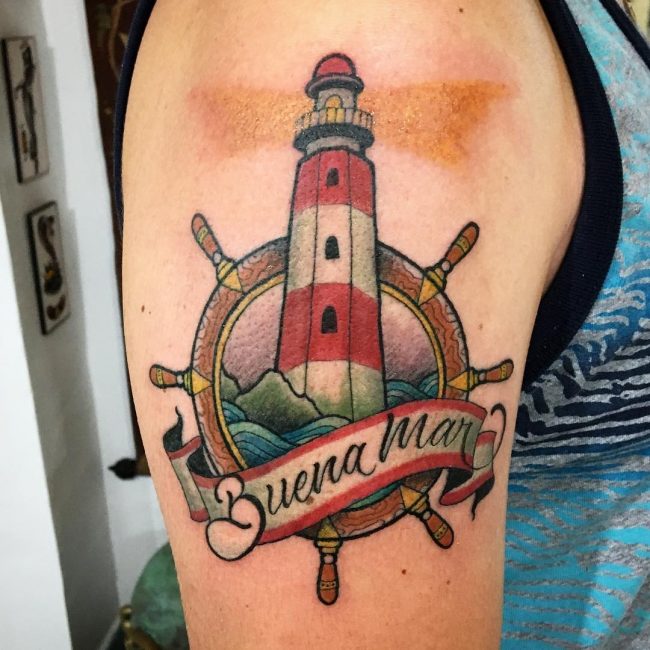 Lighthouse Tattoo 39