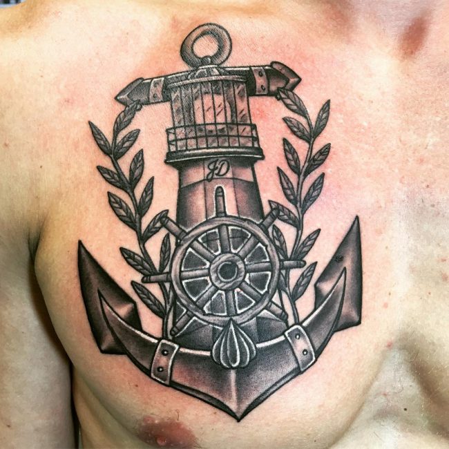 Lighthouse Tattoo 49