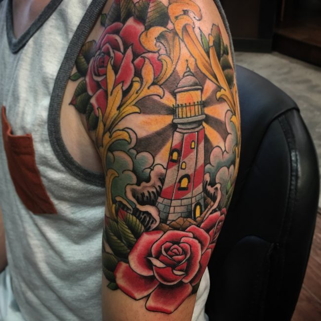 Lighthouse Tattoo 54