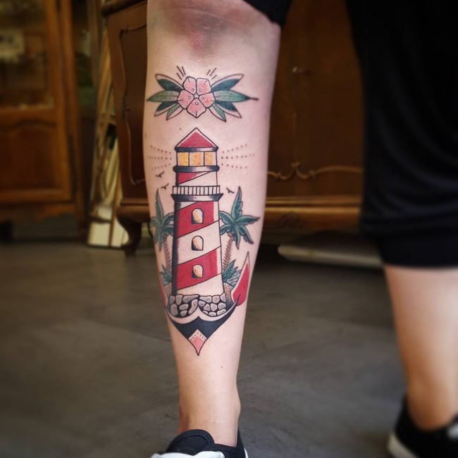 Lighthouse Tattoo 55