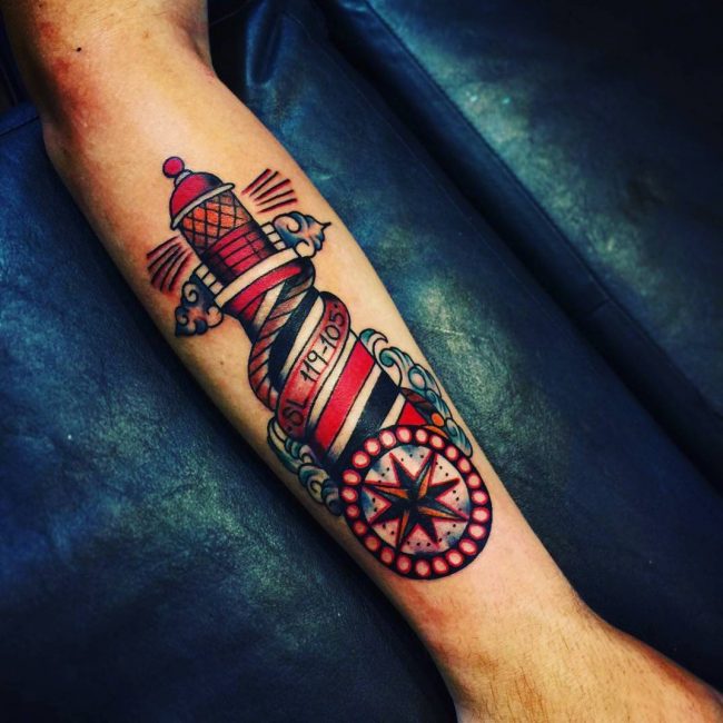 Lighthouse Tattoo 6