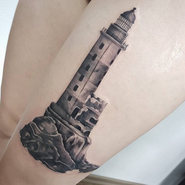 Lighthouse Tattoo 63