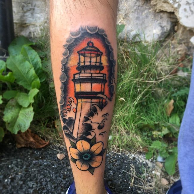Lighthouse Tattoo 68