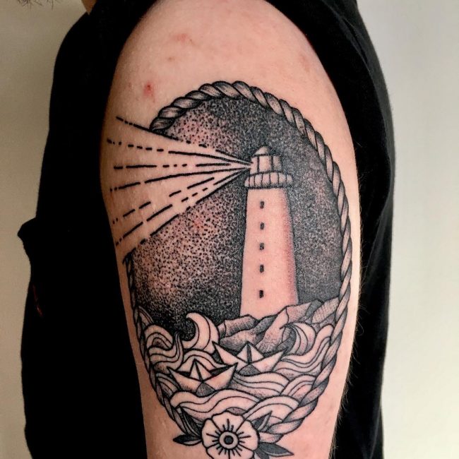 Lighthouse Tattoo 7