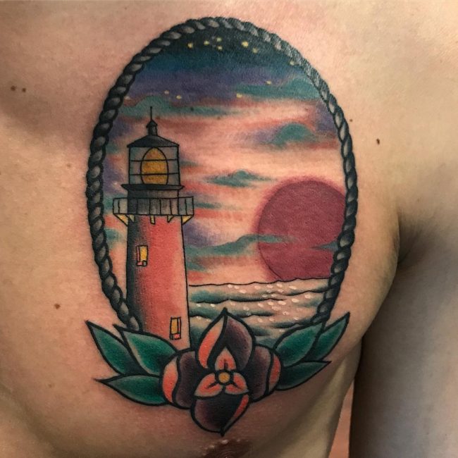 Lighthouse Tattoo 71
