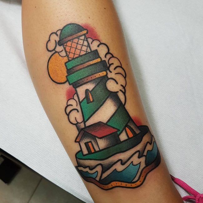 Lighthouse Tattoo 75
