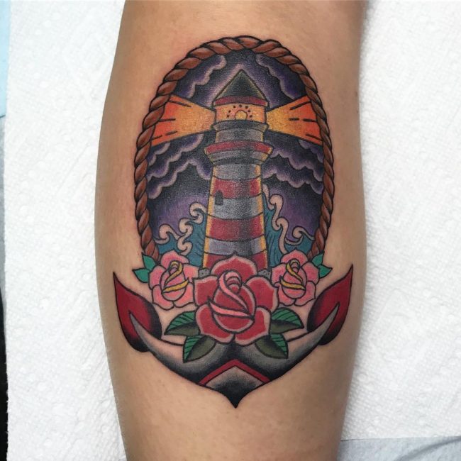 Lighthouse Tattoo 77