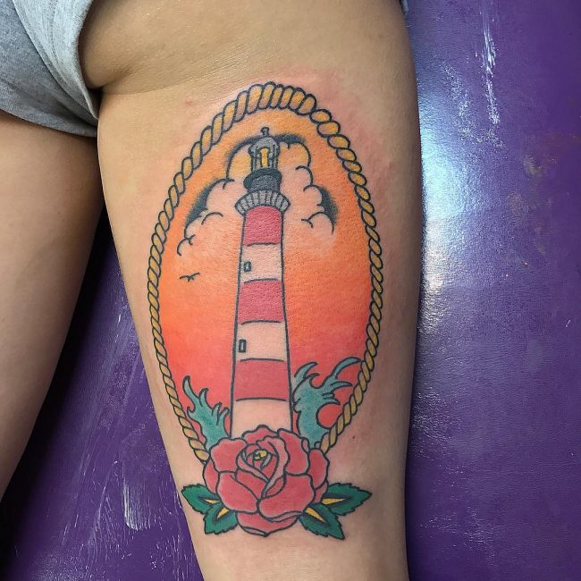 Lighthouse Tattoo 85