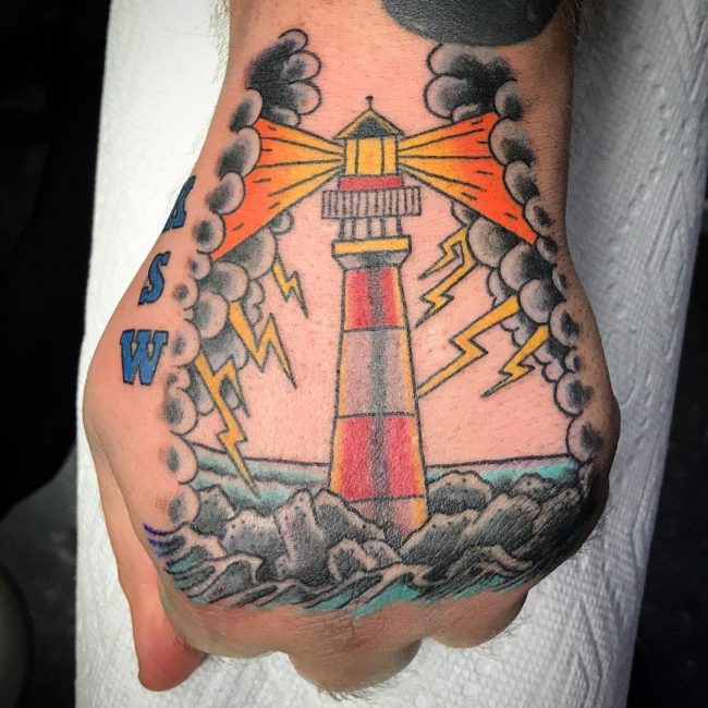 Lighthouse Tattoo 92