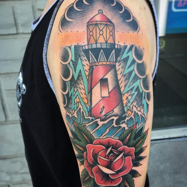 Lighthouse Tattoo 97