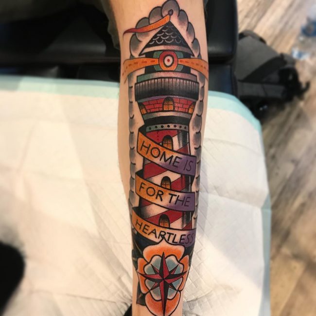 Lighthouse Tattoo 98