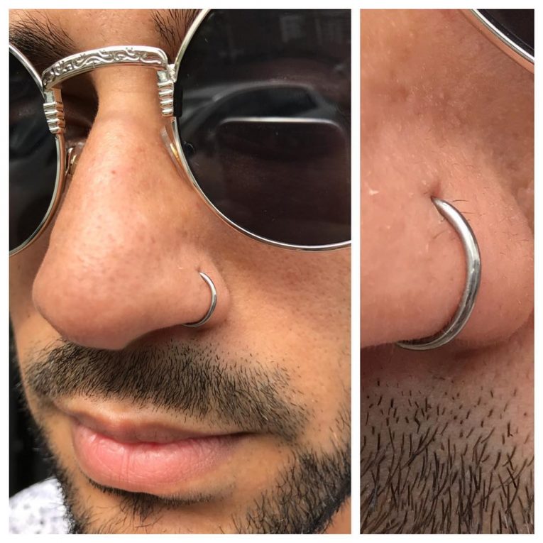 Nose Piercing - Which Side To Pierce Guys with nose piercings 65 Nose Pierc...