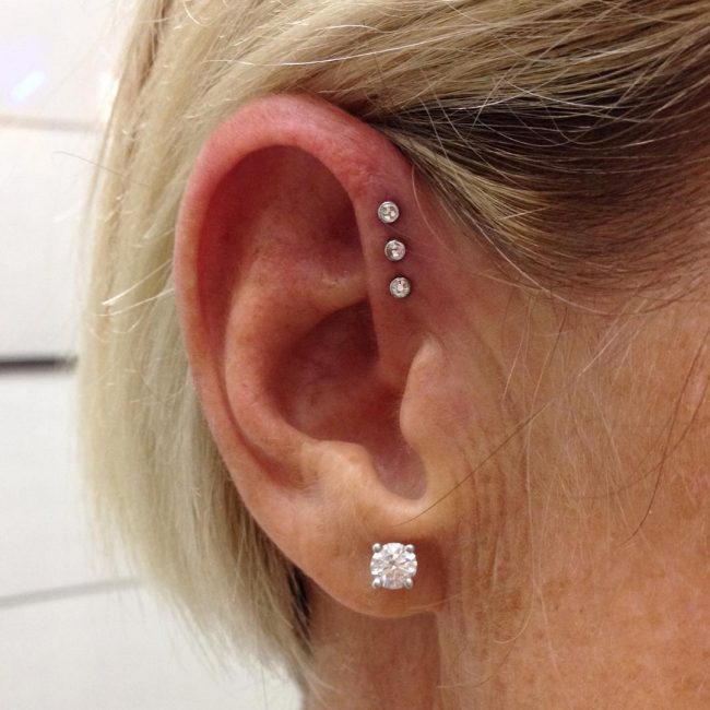 Forward Helix Piercing 2