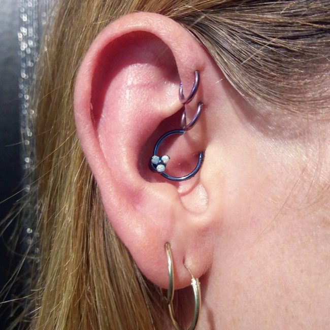 Forward Helix Piercing 25