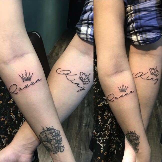 His and Hers Tattoos 110