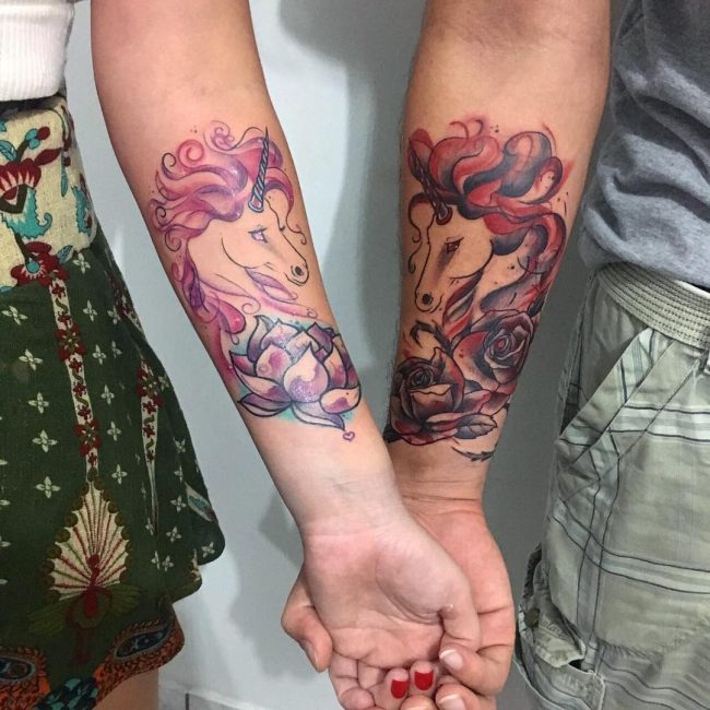 His and Hers Tattoos 17