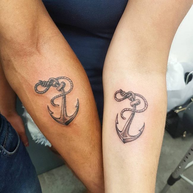 His and Hers Tattoos 30