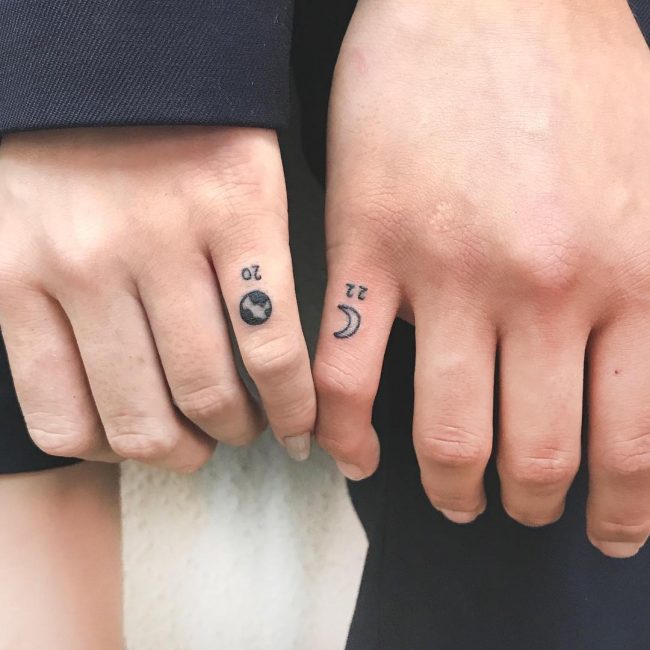 His and Hers Tattoos 39