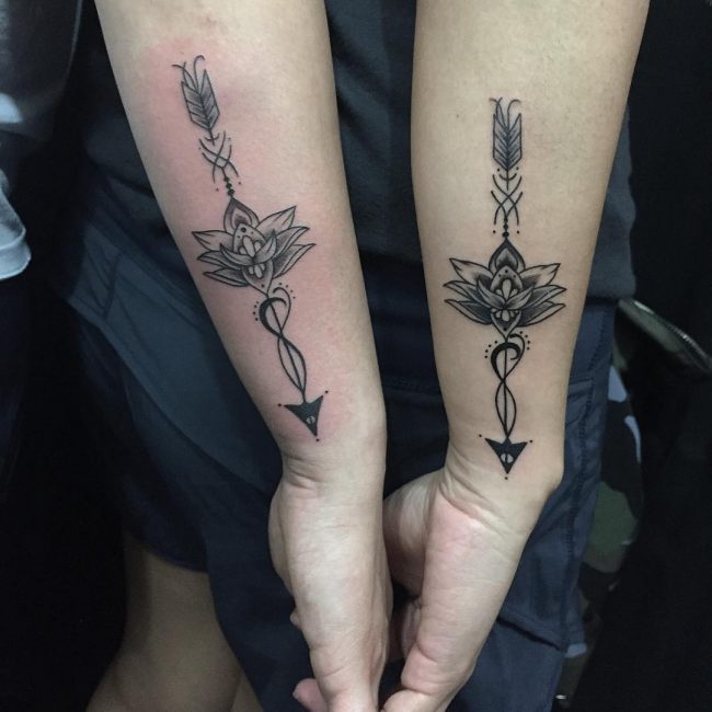 His and Hers Tattoos 40