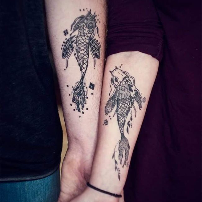 His and Hers Tattoos 46