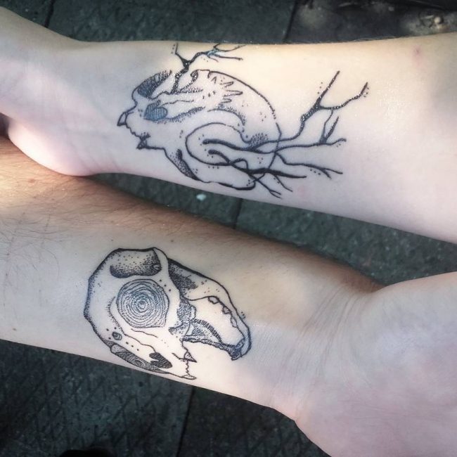 His and Hers Tattoos 63
