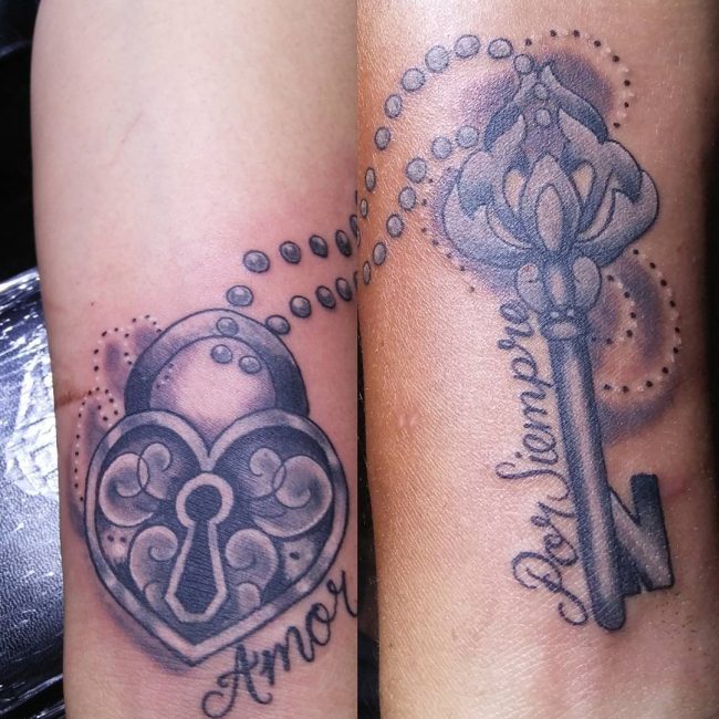 His and Hers Tattoos 80