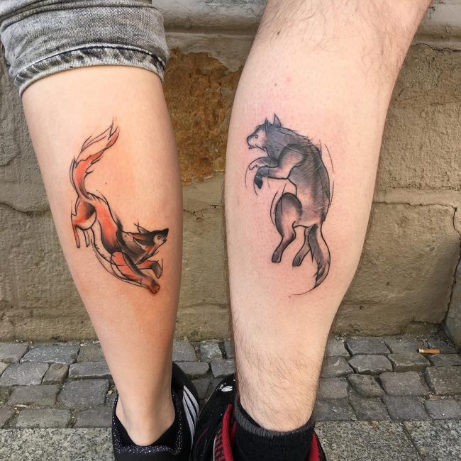 His and Hers Tattoos 87