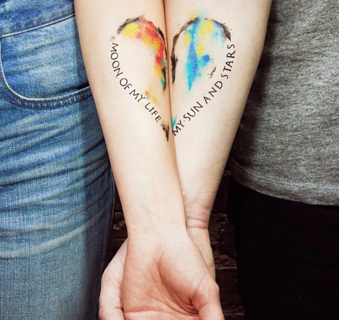 70 Best Couple Tattoo Ideas 2023 (Fresh Styles) - Saved Tattoo