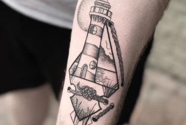 130 Delightful Lighthouse Tattoos – Keep Making Your Way