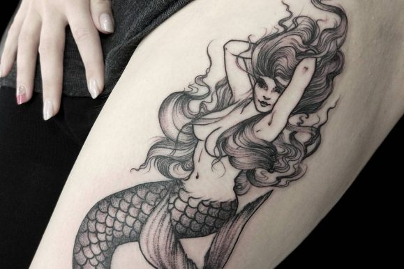 90+ Creative Little Mermaid Tattoos – Designs & Meaning (2019)
