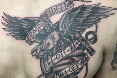 75 Cool USMC Tattoos – Meaning, Policy and Designs (2020)