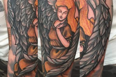 110+ Amazingly Elegant Guardian Angel Tattoos – Designs & Meanings (2020)