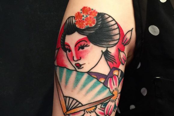 70+ Colorful Japanese Geisha Tattoos – Meanings and Designs (2019)