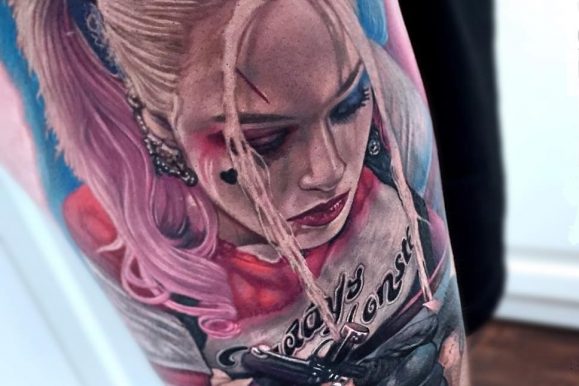 60+ Quirky Harley Quinn Tattoo Ideas – Bring Out Your Inner Harlequin