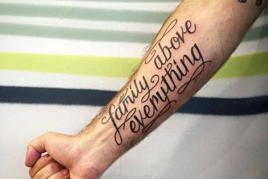 110+ Best Tattoo Lettering – Designs & Meanings 2019