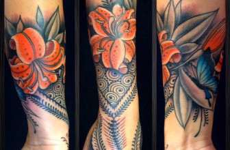 80+ Colorful Lily Flower Tattoo Designs & Meaning – Tenderness & Luck (2019)