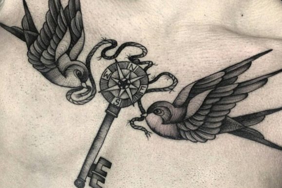 85+ Best Lock and Key Tattoos – Designs & Meanings 2019