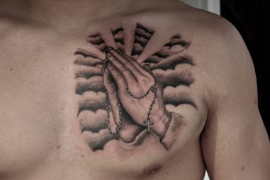 65+ Images of Praying Hands Tattoos Designs & Meanings – Way to God (2020)