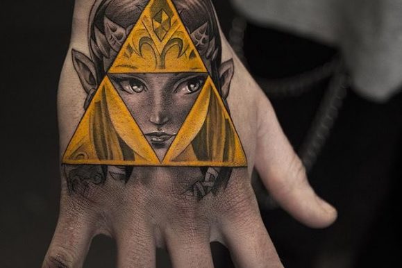 85+ Mighty Triforce Tattoo Designs & Meaning – Discover The Golden Power