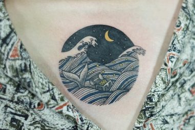 90+ Remarkable Wave Tattoo Designs – The Best Depiction of the Ocean